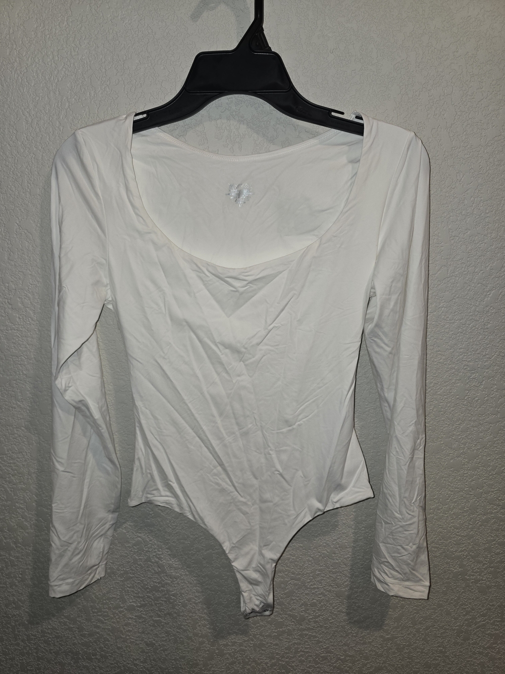 Avidlove Long-Sleeve Scoop Neck Thong Bodysuit - Women's Size Medium